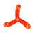 Toy Swing Color Pu Flying Ball Boomerang Full Color Throwing Three-Leaf Boomerang Thermal Transfer Sports