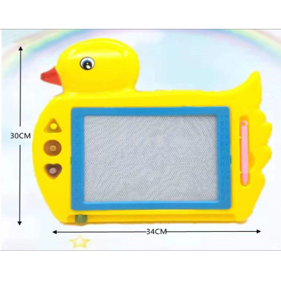Small Yellow Duck Writing Board Drawing Board Children Little Kids Puzzle Gesticulate Board Whiteboard Creative Small Drawing Board