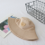 Pineapple Grid Fabric Bucket Hat Simple All-Matching Hat Women's Korean-Style Fashion Bucket Hat Cartoon Cute Bear Hat