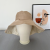 Big Brim Bucket Hat Women's Korean-Style Fashion All-Match Hat Spring Summer Sun Hat Seaside Sun Protection Hat Sun Hat