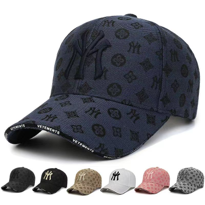 Korean Style All-Matching Peaked Cap New Men's Embroidery Hat Letter Sun Hat Female Student Baseball Cap Personality Trend
