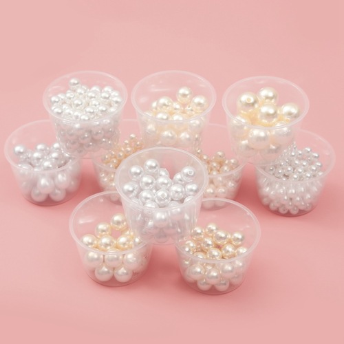 abs highlight imitation pearl diy material accessories handmade bracelet necklace beaded jewelry non-porous loose beads