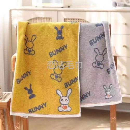 towel pure cotton face washing at home lint-free absorbent thick face towel adult bathing couple cotton for men and women non-fading