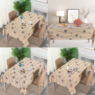 [Zezhen] 2023 New Tablecloth Pvc Waterproof Oil-Proof Rectangular Printed Tablecloth Factory Tablecloth Wholesale