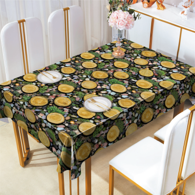 [Zeqian] Tablecloth Waterproof Oil-Proof Disposable Dining Table Cushion Coffee Table Desk PVC Tablecloth Rectangular Wholesale