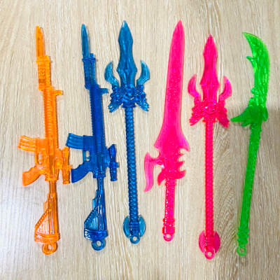 Plastic Toy Game Crystal Weapon Plastic Weapon Toy Model Douluo Plastic Props Sword Children's Toy