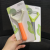 0760 Suction Card Peeler Peeler Plastic Handle Serrated Peeling Knife Fruit Melon and Fruit Paring Knife Peeler Wholesale
