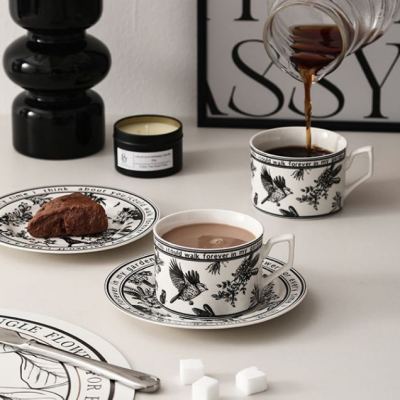 Classic Style Pinellia Coffee Set Suit