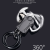 Sharp Gyro Car Key Ring Creative Multi-Functional Knife Man Waist Mounted Metal Key Chain Laser Logo