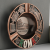 round Metal Ashtray Creative Retro Rome Colosseum Travel Commemorative Gift Keychain Support Customization