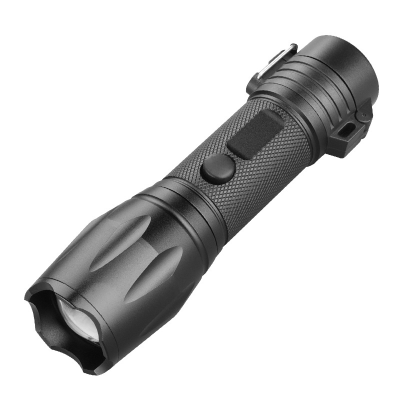 Cross-Border New Arrival with Electric Arc Lighter Flashlight Camping Outdoor Emergency Multi-Function Torch
