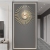 Mute clock wall clock personality creative and slightly luxury European modern fashion clock bedroom and household clock