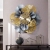 Living room wall decoration watch personalized creative home clock fashion metal atmosphere noiseless hanging clock
