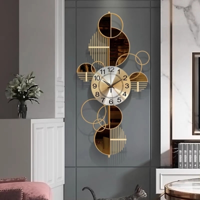  clock living room modern minimalist clock wall-mounted creative fashion clock pocket watch light luxury watch