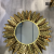 Iron decorative mirror, decorative mirror wall decorations, wall-mounted iron decorative mirror