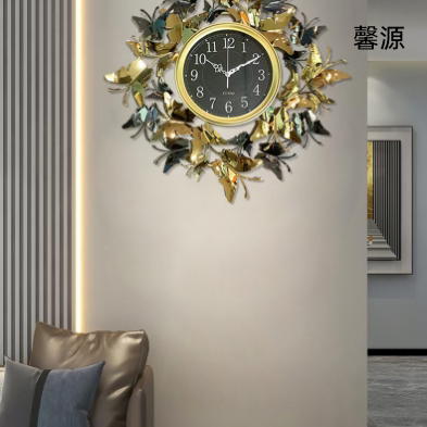 Wrought iron clock, decorative clock