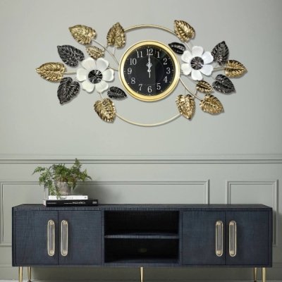 Decorative clock, iron wall clock