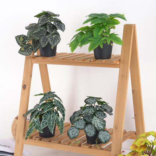 仿真绿植盆栽3D打印龟背叶绿萝叶家居室内桌柜装饰小盆栽DIY花艺