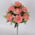 Artificial Flower 11 Roses Wholesale Wedding Ceremony Decorative Fake Flower Home Display Plastic Flower Arrangement Factory Direct Sales