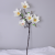 Pu Feel Film 3d Small Magnolia Artificial Flower Hotel Hall Floor Fake Flower Single Stem 5-Head Magnolia Bouquet Wholesale