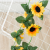 Simulation SUNFLOWER HANAFUJI Rattan Decoration Arch Attic B & B Can Be Wrapped with HANAFUJI Sunflower Rural Fake Flowers