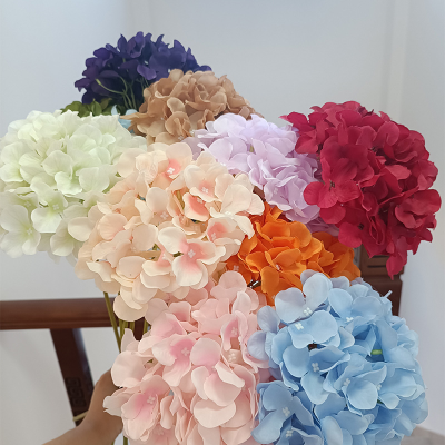 Single 72 Pieces Hydrangea Wedding Wedding Bouquet Hand-Made Artificial Flower Arch Road Lead Home Artificial Flowers