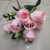 10-Head Artificial Plastic Rose Wedding Decoration Shooting Props