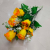 Factory Direct Sales 10-Head Artificial Plastic Rose Artificial Flower Small Bud Flower Indoor and Outdoor Decoration Shooting Props
