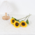 Simulation 11cm Sunflower Living Room Home Outdoor Decoration Props Fake Flower Foreign Trade Hotel Table Flower Factory Direct Sales