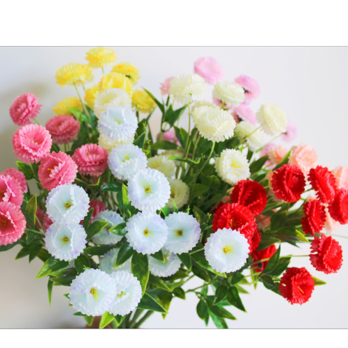 仿真花束金盏菊婚庆装饰蒲公英假花仿真花葱球人造花绣球菊丁香花