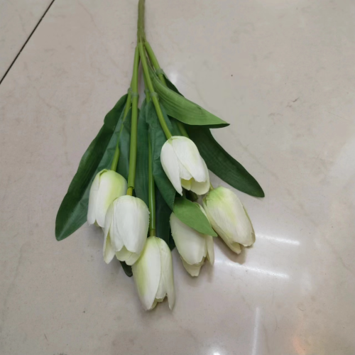 factory direct sales in stock 7-head xiaoyu indoor and outdoor decoration shooting props diy wedding celebration decoration simulation tulip