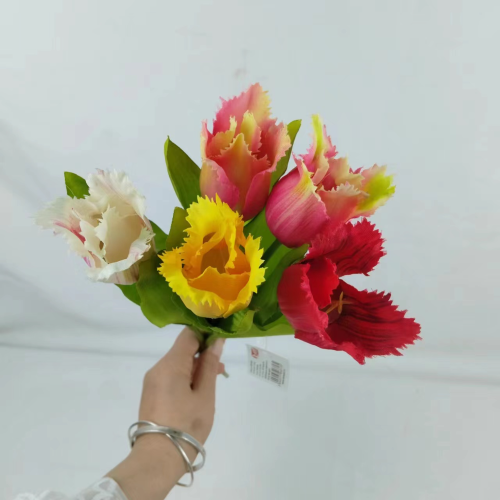 factory direct sales wholesale single tulip 34cm indoor and outdoor wedding celebration decoration diy floral shooting props fake flower