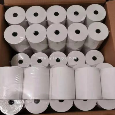Thermal Thermal Paper Roll 80*80 Receipt Paper 57 X40 Supermarket Takeaway Printing Paper 57mm Queuing Number Paper 80x50