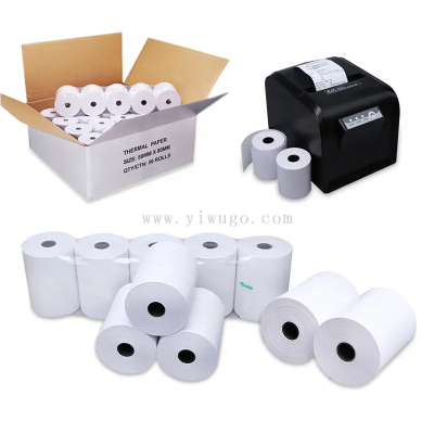 Thermal Paper Roll 57 X40 Thermosensitive Printing Paper 80mm Receipt Printing Paper Hotel Restaurant Kitchen Convenience Store Printing Paper