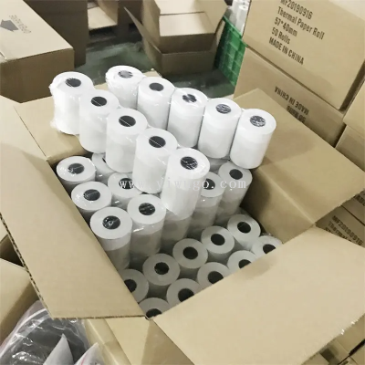 Thermosensitive Paper Thermal Paper Roll 57*40 Shopping Mall Supermarket Thermal Paper Roll 57 X40 Take-out Catering Cash Register Printing Paper 57mm