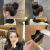 Wool Velvet Double-Sided AB Two-Side Bow Barrettes Female Temperament Balls Fixed Updo Hair Claw Shark Clip Headdress