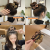 Wool Velvet Double-Sided AB Two-Side Bow Barrettes Female Temperament Balls Fixed Updo Hair Claw Shark Clip Headdress