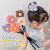 Children's Bun Large Flower Updo Rod Girls Updo Gadget Hair Curler Tress Device Does Not Hurt Hair Flower Stem Headdress Hair