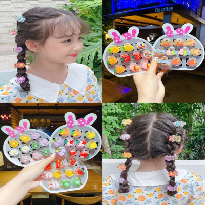 Cute Baby Small Jaw Clip Children's Broken Hair Bb Clip Headdress Summer Girls Updo Hair Clip Bunny Princess Hair Accessories