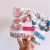Spring Children's Barrettes 9-Piece Suit Little Girl Girls' Fabric Floral Press Clip Cute Flowers Duckbill Clip Korean Style