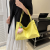 Capacity Fashion Advanced Texture Special-Interest Shoulder Bag Student Class Commuter Tote Solid Color Casual Handbag