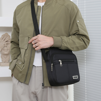   Color Wear-Resistant Shoulder Bag Men's Bag Casual Messenger Bag Men's Bag This Year's New Fashion Nylon Cloth Bag