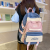  Primary School Students Grade 3 to Grade 6 Girls Middle School Students Large Capacity Contrast Color Children Backpack