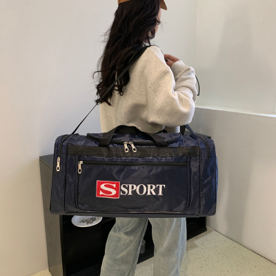 Lightweight Portable Large Capacity Travel Bag Oxford Cloth Shoulder Bag Outdoor Travel Storage Bag Men's and Women's Crossbody Bag