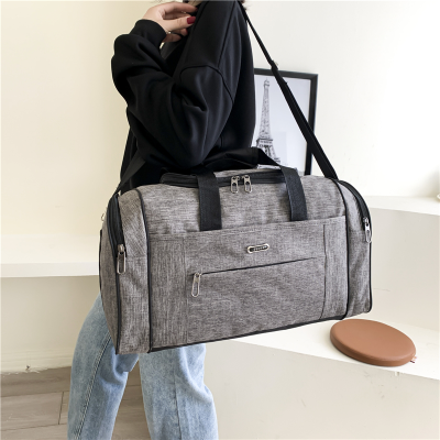  Travel Bag Large Capacity Shoulder Bag Casual Men's Portable Fitness Bag Water-Resistant and Wear-Resistant Storage Bag