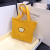 Trendy Women's Bags New Solid Color Tote Middle School Student Cartoon Hand Bag Sub Casual Simple Fashion Mini Bag