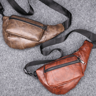 Messenger Bag Large Capacity Wear-Resistant Shoulder Bag Waterproof Fabric Sports Chest Bag Comfort and Casual Men's Bag