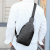 Casual Fashion Shoulder Bag New Trendy Men's Crossbody Small Bag Waterproof Solid Color Handbag Lightweight Chest Bag