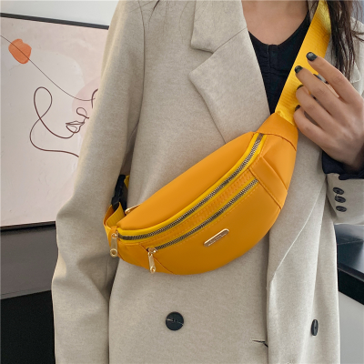 Mobile Phone Bag Multi-Layer Solid Color Shoulder Bag Fashion Messenger Bag Simple Chest Bag Outdoor Sports Waist Bag