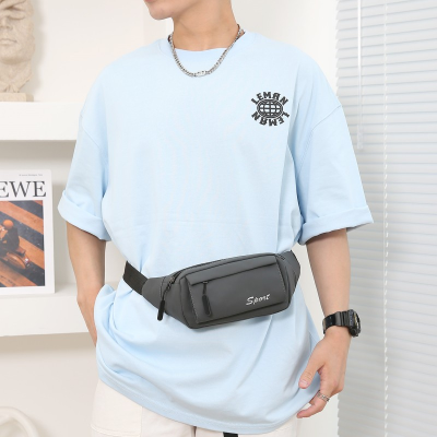 Shoulder Bag Waterproof Mobile Phone Bag Outdoor Sports Waist Bag Multi-Layer Large Capacity Chest Shoulder Bag